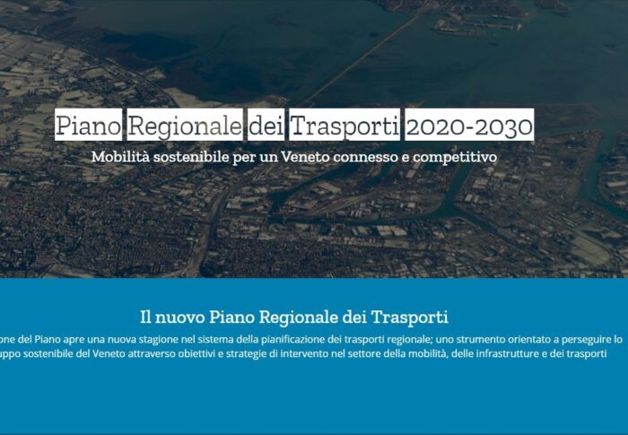 Nuovo Piano Regionale dei Trasporti 2020-2030