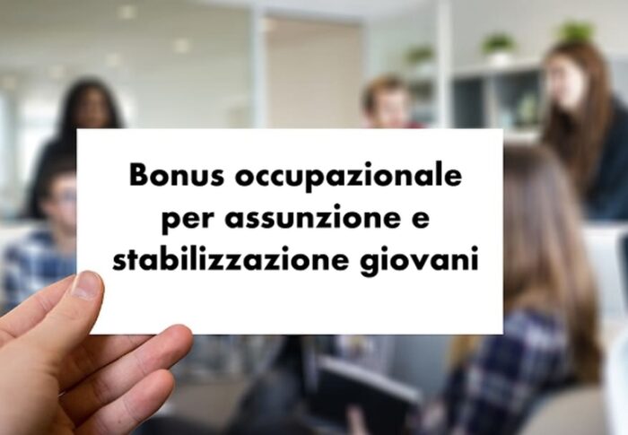 Bonus occupazionale per l’assunzione e la stabilizzazione di giovani under 35